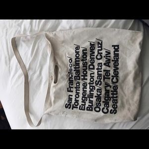 American apparel tote bag!